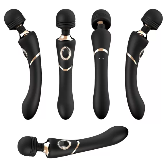 Cleopatra Wand - oplaadbare waterproof massage vibrator - zwart