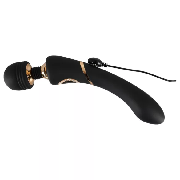 Cleopatra Wand - oplaadbare waterproof massage vibrator - zwart