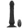 Black Velvets - oplaadbare, stotende anale vibrator (zwart)