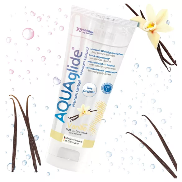 AQUAglide glijmiddel op waterbasis - vanille (100ml)