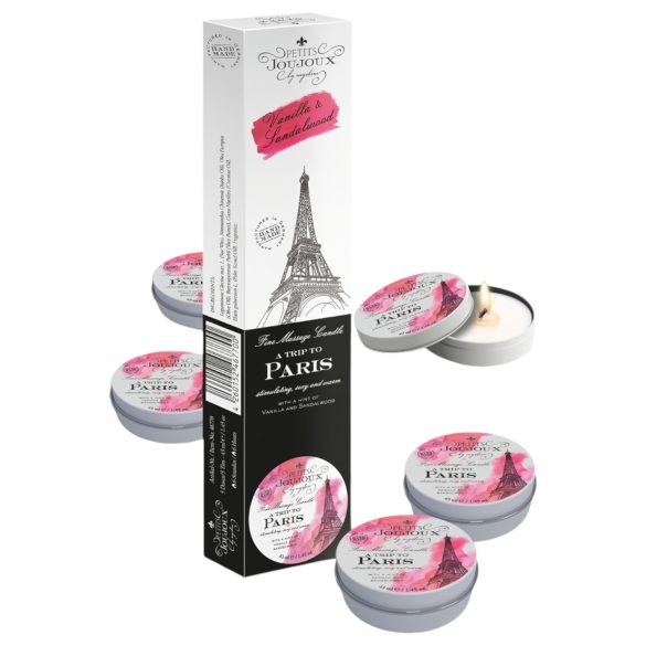 Petits Joujoux Paris - Massagekaars Vanille & Sandelhout (5x43ml)