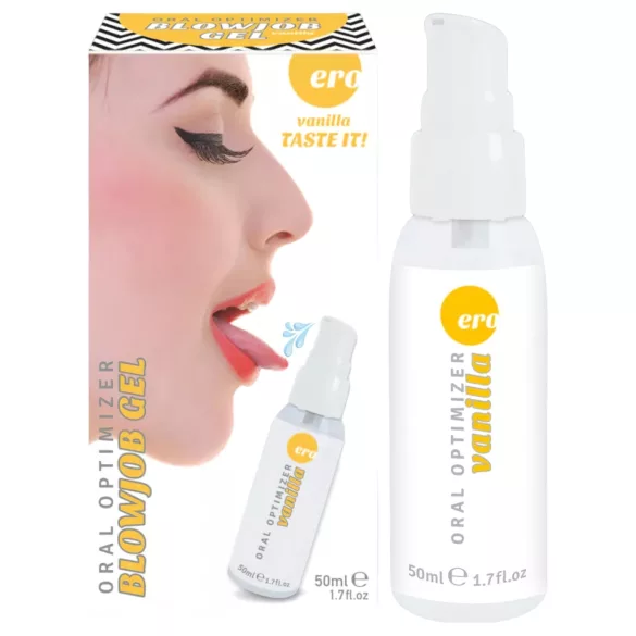 HOT - Blowjob Gel - oraal glijmiddel gel - vanille (50 ml)