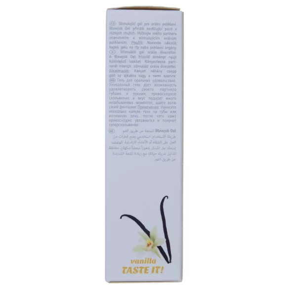 HOT - Blowjob Gel - oraal glijmiddel gel - vanille (50 ml)