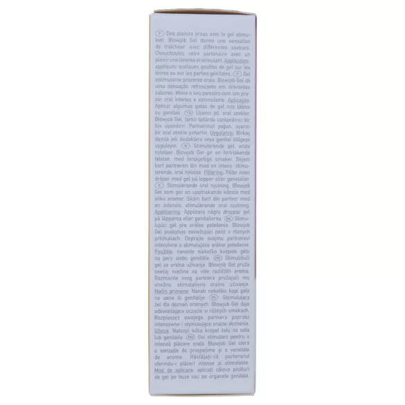 HOT - Blowjob Gel - oraal glijmiddel gel - vanille (50 ml)