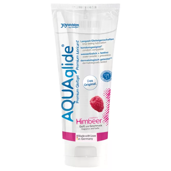 AQUAglide - glijmiddel op waterbasis - framboos - 100ml