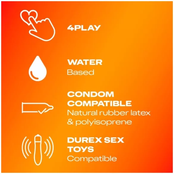 Durex - glijmiddel en massageolie - ylang ylang - 200ml