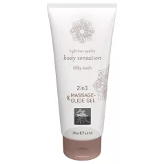   HOT - Shiatsu 2in1 Silky touch - zijdezachte massageglijmiddel (200 ml)