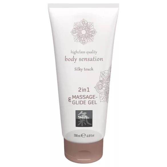 HOT - Shiatsu 2in1 Silky touch - zijdezachte massageglijmiddel (200 ml)