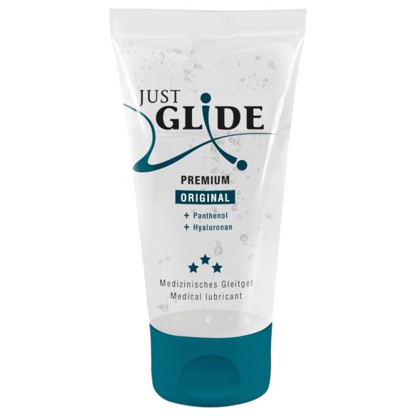 Just Glide Premium Original - glijmiddel op waterbasis - vegan - 50ml