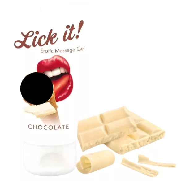 Lick it! - eetbare glijmiddel - witte chocolade - 50ml