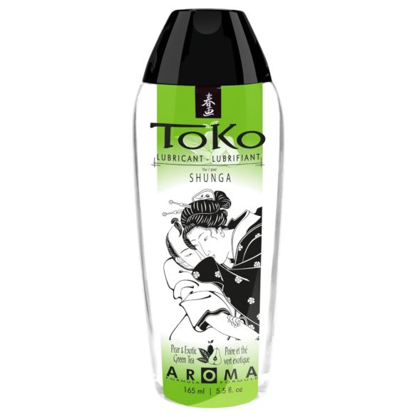 Shunga Toko - glijmiddel op waterbasis - peer groene thee - 165ml