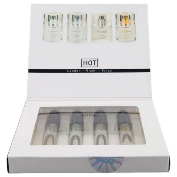 HOT LMTD feromoonparfum pakket voor vrouwen (4x5ml)