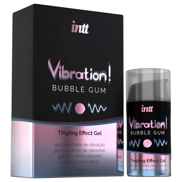 Intt Vibratie! - vloeibare vibrator - kauwgom (15ml)
