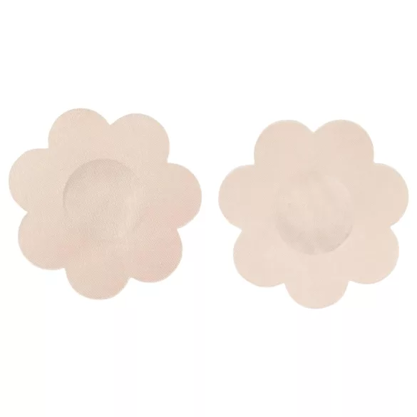 Cottelli - Tepelcover bloem - huidskleur - 12 stuks