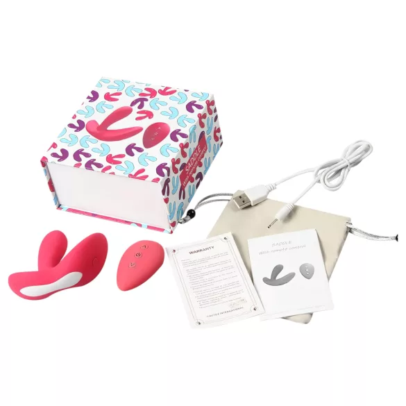 Cotoxo Saddle - prostaat vibrator met afstandsbediening - rood