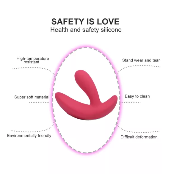 Cotoxo Saddle - prostaat vibrator met afstandsbediening - rood