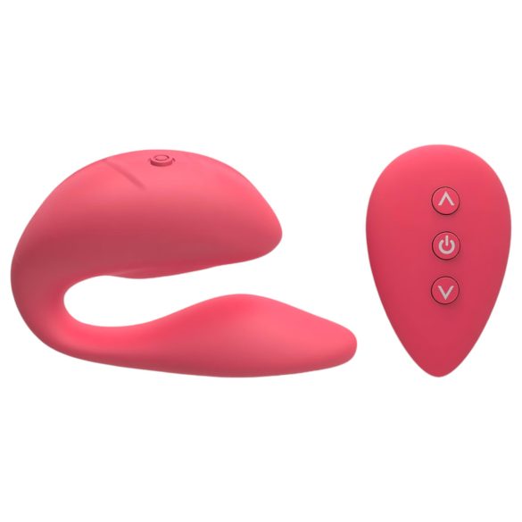 Cotoxo Cupid 2 - afstandsbedienbare koppel vibrator - rood