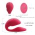 Cotoxo Cupid 2 - afstandsbedienbare koppel vibrator - rood