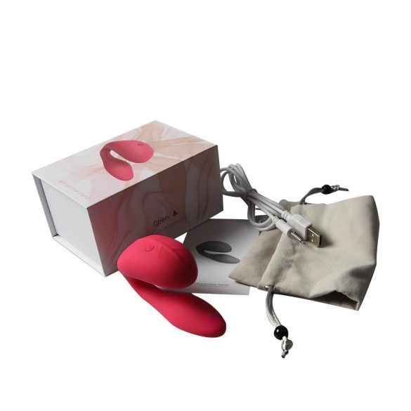 Cotoxo Cupid 2 - afstandsbedienbare koppel vibrator - rood