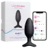 Lovense Hush 2 M - App-gestuurde anale vibrator (45 mm, zwart)