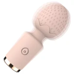   Sunfo Strawberry - mini vibrator - waterdicht massager - roze