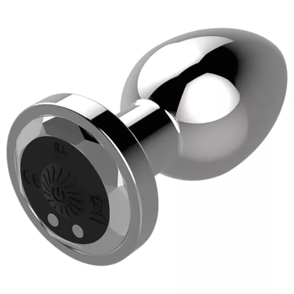 Sunfo - anaal vibrator met afstandsbediening - oplaadbaar - zilver