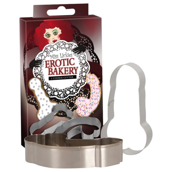 Koekjesvorm set - penis vorm - 2 stuks