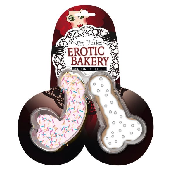 Koekjesvorm set - penis vorm - 2 stuks