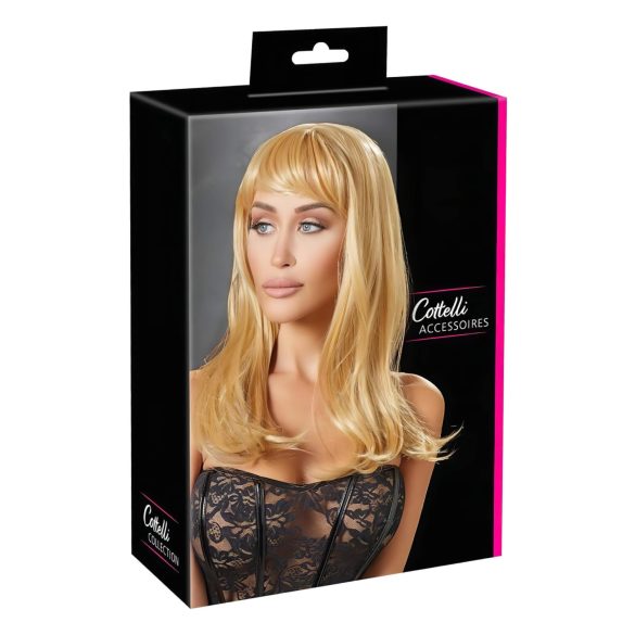 Blonde pruik