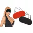 Oogmasker set - zwart - 2-delig
