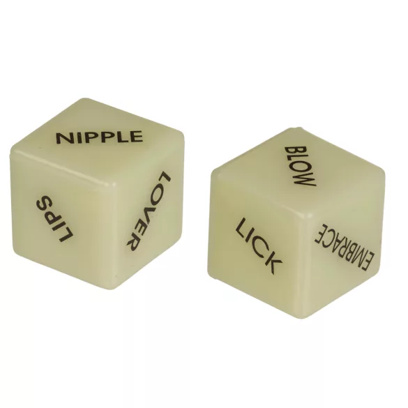 Glow Dice - oplichtende dobbelsteen - glow in the dark