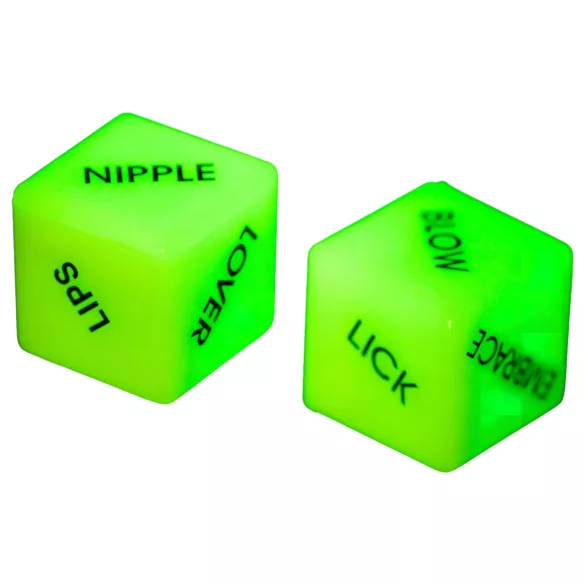 Glow Dice - oplichtende dobbelsteen - glow in the dark