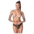 Cottelli - tepelstickers met ketting - zilver