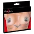 Bad Kitty - tepelstickers met studs - zwart