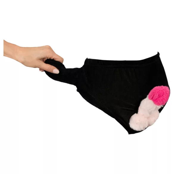 Opblaasbare slip met pomp (zwart)