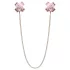 Bad Kitty - kruisvormige tepelstickers met ketting (roze)