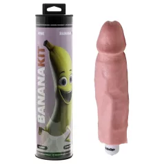 Bananakit - peniskopie-set met vibrator (roze)