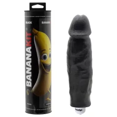 Bananakit - peniskopie-set met vibrator (zwart)