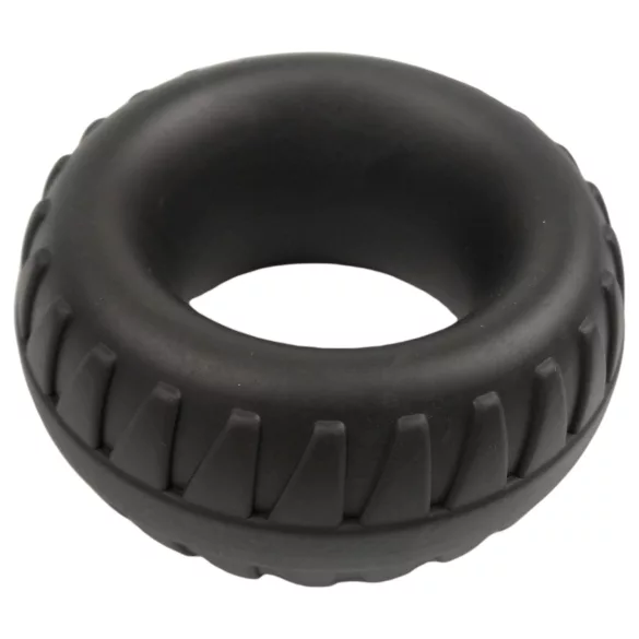 Pulselock Oak - extra dikke siliconen penisring (zwart) - 40 mm