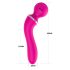 Lonely 2in1 - vibrator en massager - G-spot - 3 opzetstukken - roze