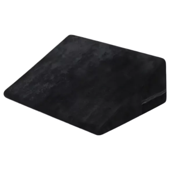 Desirel Magic Pillow - wigvormig seksspeelkussen - klein (zwart)
