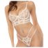 Mapalé - kant kanten lingerieset (wit) - L