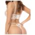 Mapalé - kant kanten lingerieset (wit) - L