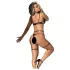 Mapalé - Verleidelijke Lingerie Set met Bandjes (Zwart)