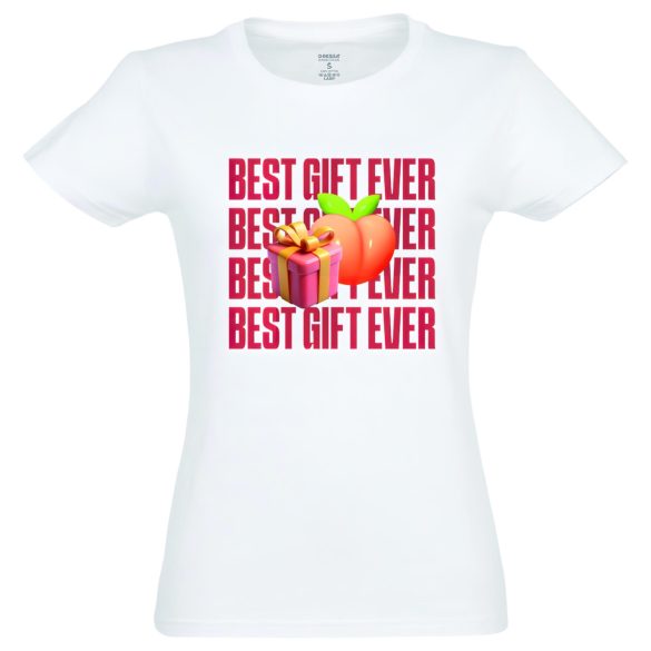 Beste Cadeau Ooit - dames T-shirt (wit)
