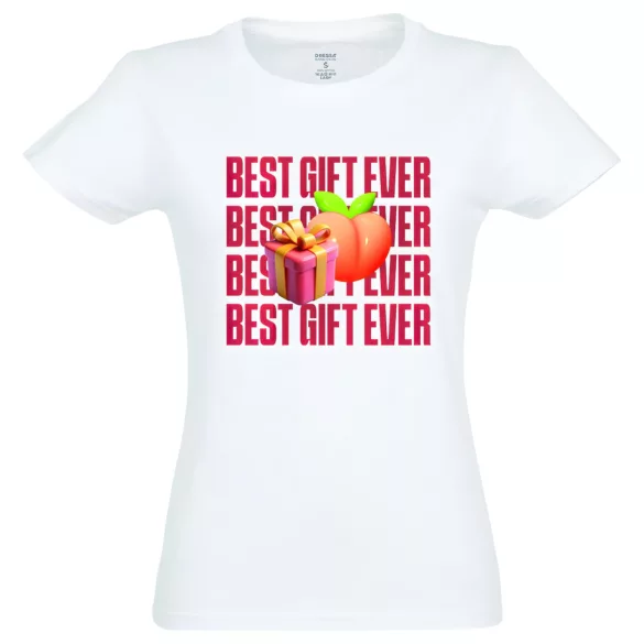 Best Gift Ever - dames t-shirt - wit - XXL