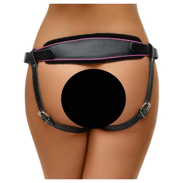 ZADO - leren slip voor strap-on - zwart - S-L