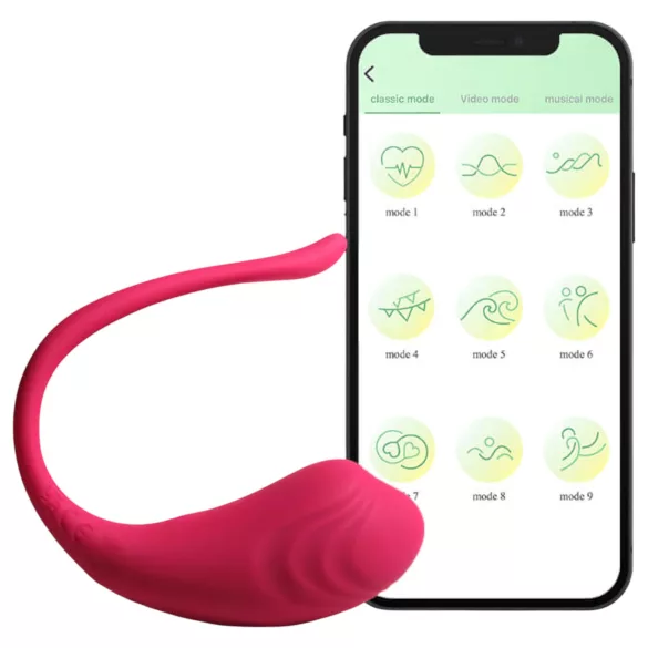 Funny Me - draagbaar slim vibrerend ei (roze)