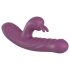 Funny Me Konijnenstaaf - Oplaadbare, Stotende Vibrator met Klitorisstimulator (paars)