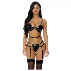 JSY 050 - erotische lingerie set (zwart)